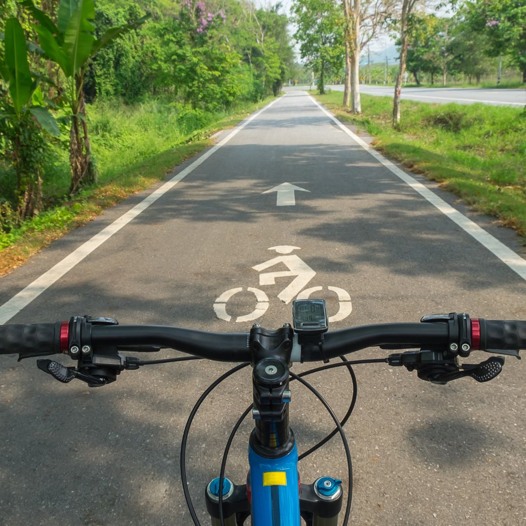 Vélo sur piste cyclable 