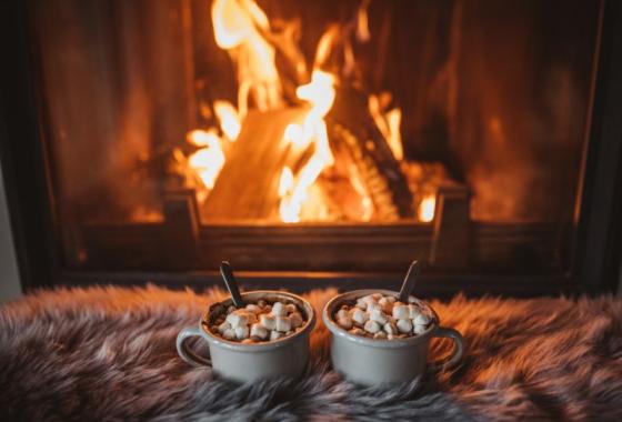 Feu de cheminée