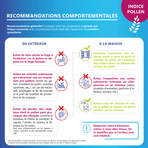 Recommandations comportementales